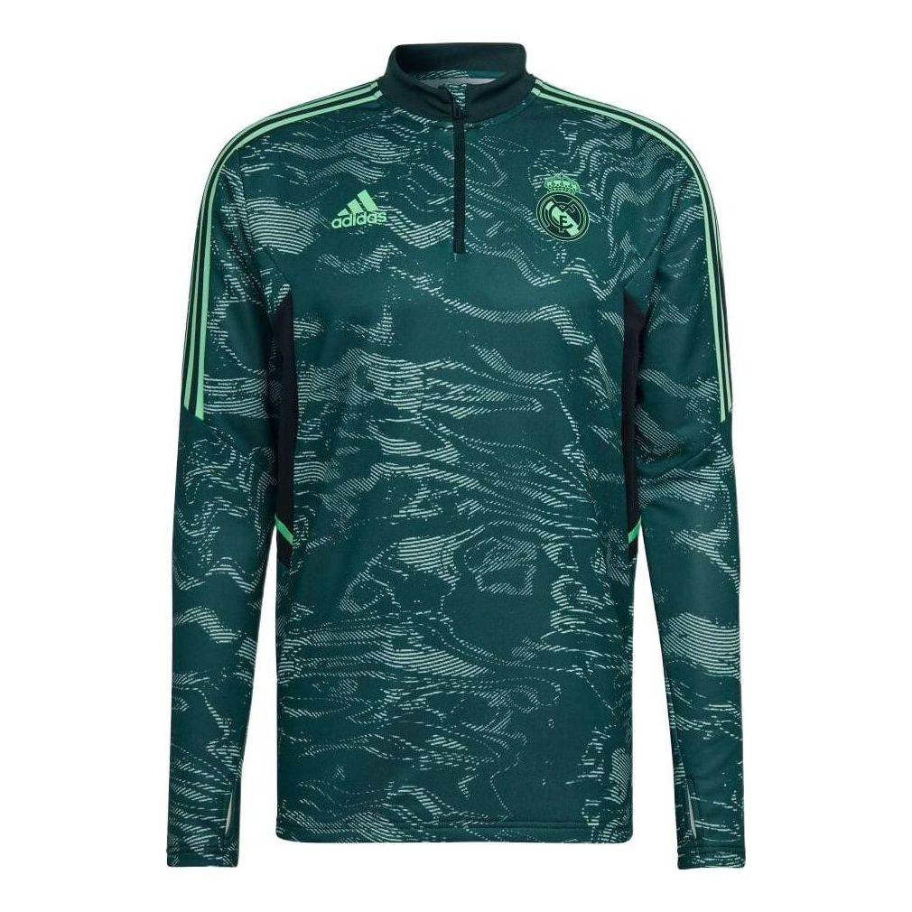adidas Real Madrid Condivo 22 Training Top Asia Sizing 'Green' HD1205