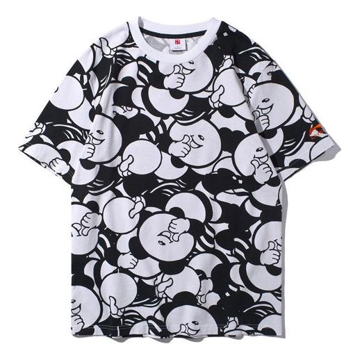 Li-Ning New York Fashion Week Series Printing Short Sleeve Black White AHSP619-1