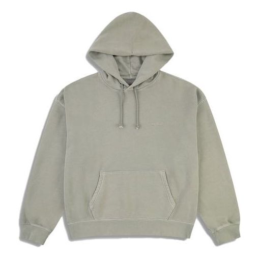 Men's Levis Hooded Embroidered Light Green A0747-0011