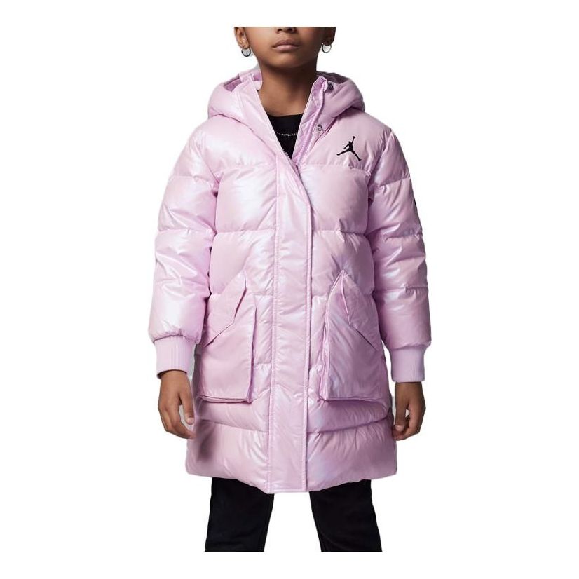 (GS) Air Jordan Boxy Fit Puffer Jacket 'Pink' FB0335-640