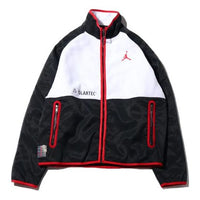 Air Jordan 11 M J Lgc Plr Flc Jacket 'Black White Red' CU1492-010