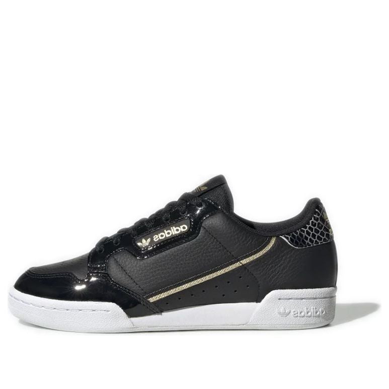 (WMNS) adidas Continental 80 'Black Gold Metallic' FV3428
