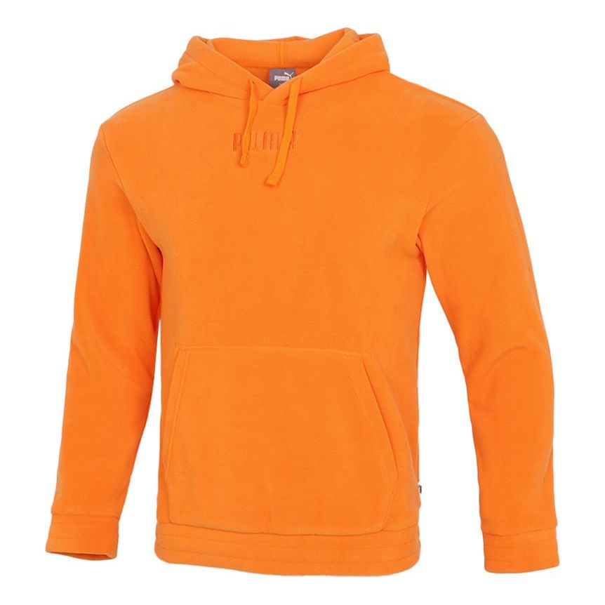 PUMA Solid Color Logo Sports Pullover Orange 846425-29