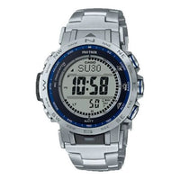CASIO Solar Powered Sports Mens Silver Digital PRW-31YT-7JF