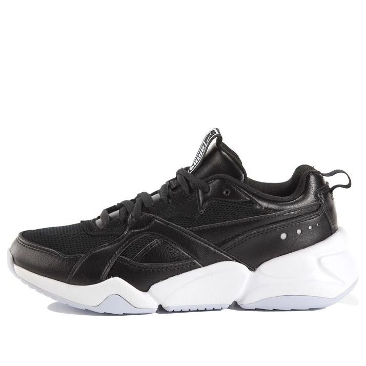 (WMNS) PUMA Nova 2 Low Top Running Shoes Black 370957-01