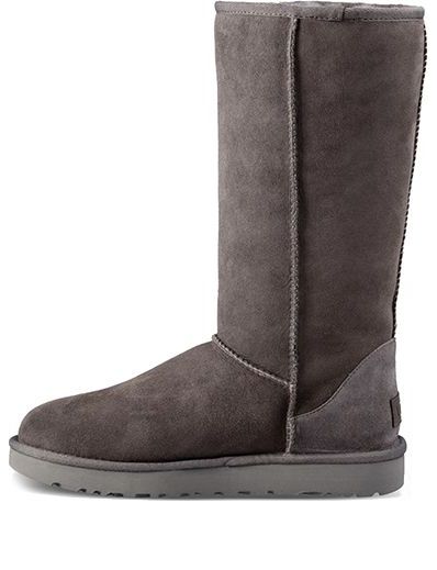 (WMNS) UGG Classic Tall II Fleece Lined Gray 1016224-GREY