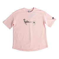 (WMNS) New Balance daisy Printing Loose Short Sleeve Pink Red NEA38012-DPK