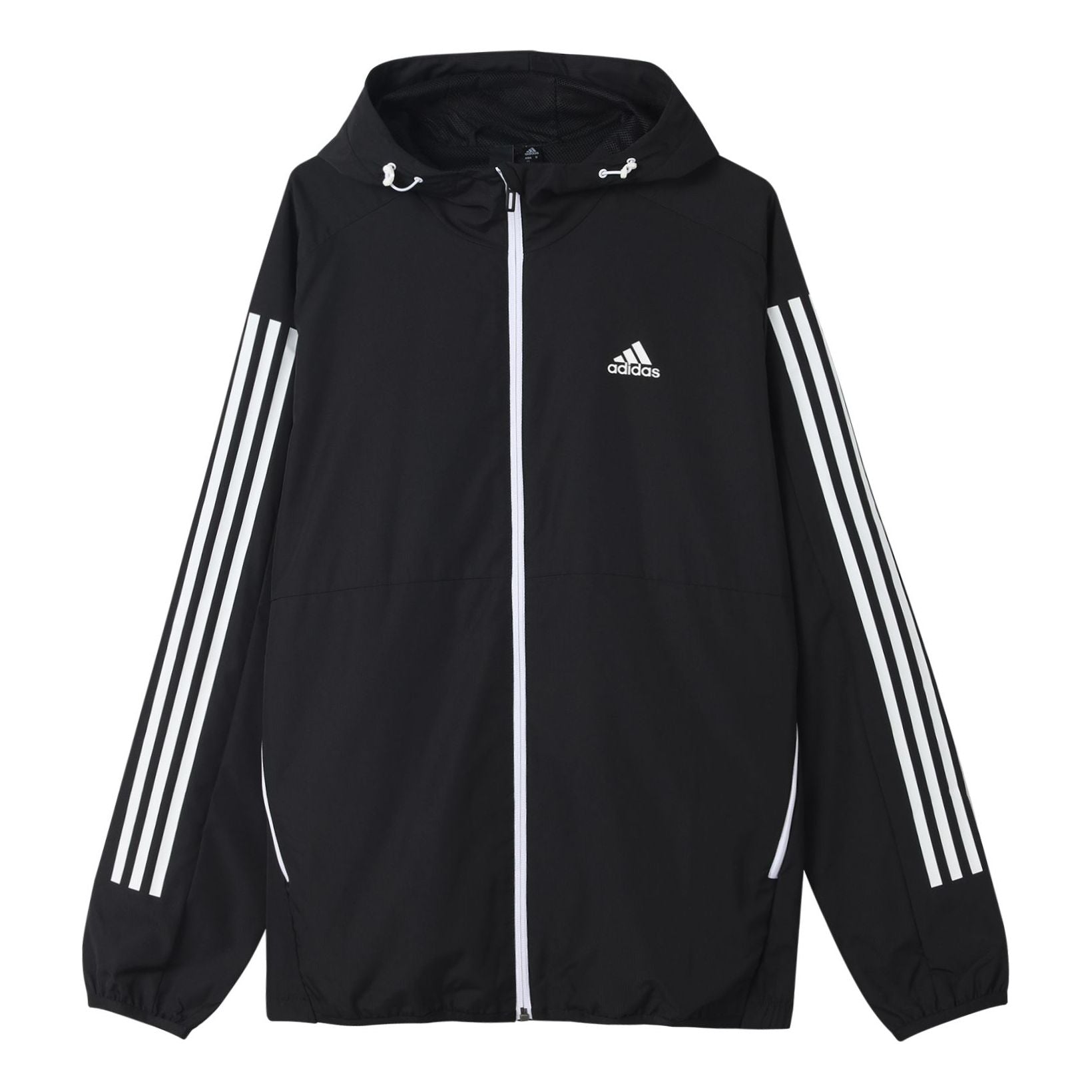adidas Must Haves 3-Stripes Windbreaker - Black GF3962