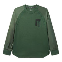 Men's FILA x 3.1 Phillip Lim Crossover Silicone Logo Casual Long Sleeves Green T-Shirt F11M036203F-DG