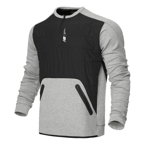 New Balance TECH Sweatshirt Asia Sizing 'Grey' MT13176-AG