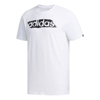 adidas M BRSHSTRK V2 T Basketball Sports Printing Round Neck Short Sleeve White FM6275