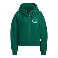 (WMNS) adidas Verbiage Full-Zip Hoodies 'Green' IZ4569