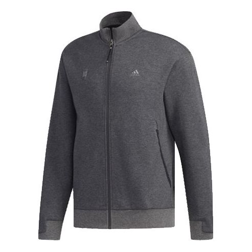 adidas WJ TT Casual Sports Stand Collar Jacket Gray FK4472