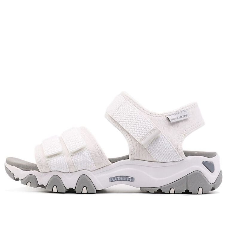 (WMNS) Skechers D Lites 2.0 Sandals White 88888180-WHT