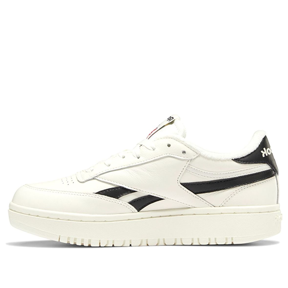 (WMNS) Reebok Club C Double 'Chalk Black' H04190