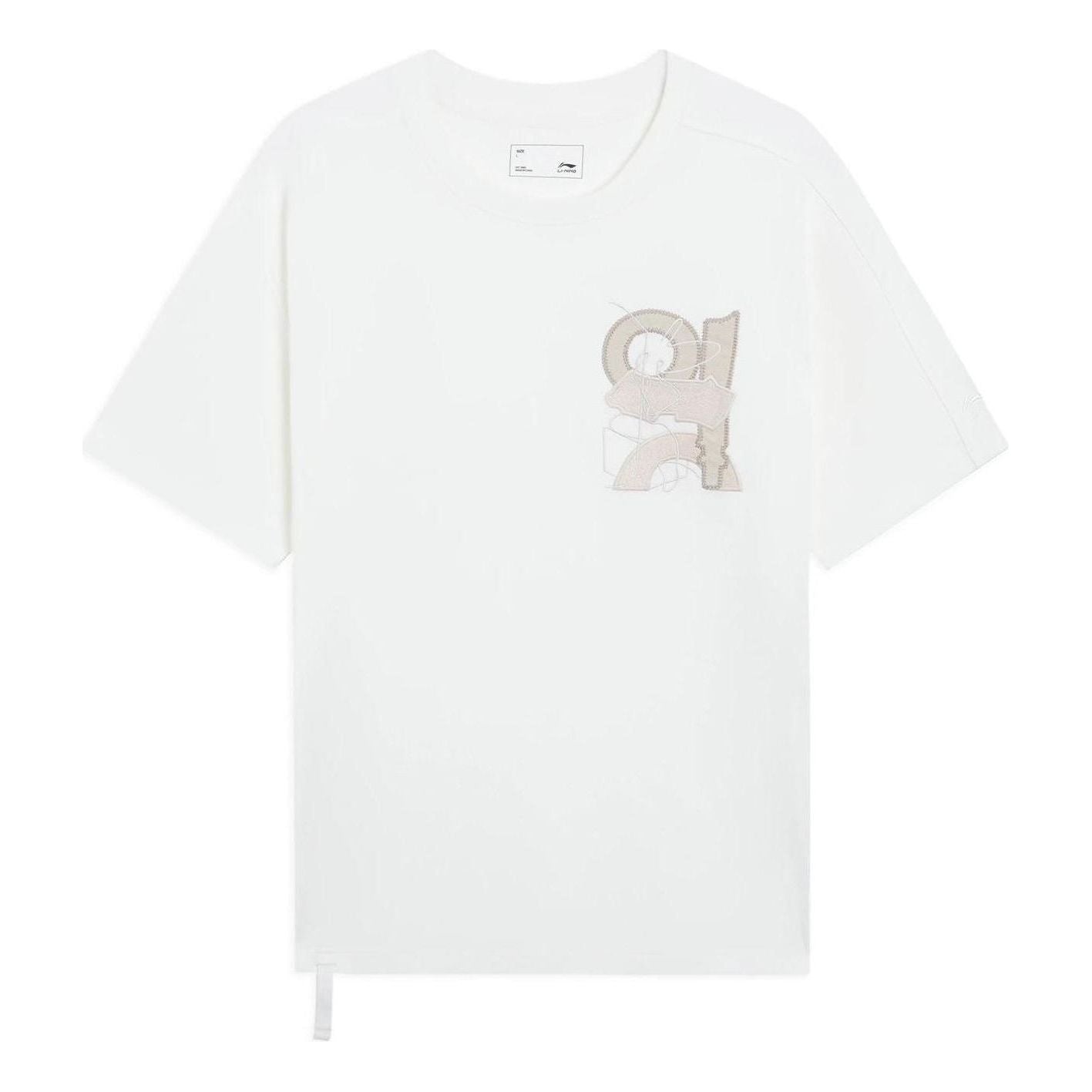 Li-Ning Counterflow Graphic T-shirt 'White' AHSSA49-3
