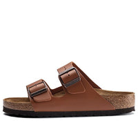 Birkenstock Arizona Series Cowhide Minimalistic Cozy Brown Version 1019019