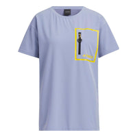 (WMNS) adidas National Geographic T-Shirt Asia Sizing 'Purple Yellow' IC1996