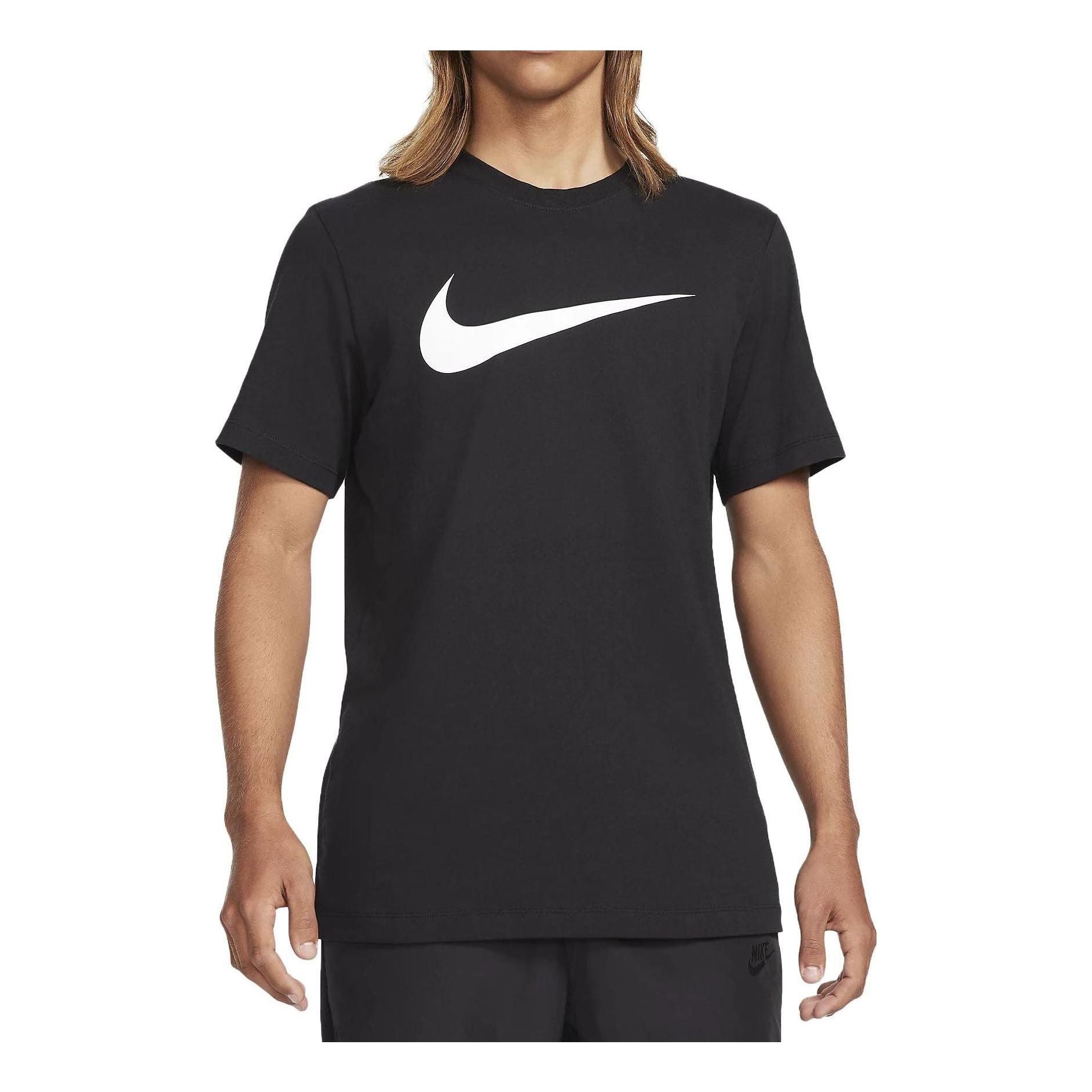 Nike Sportswear Swoosh T-Shirt 'Black' DC5094-010