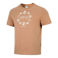 PUMA Downtown Graphic Tee 'Brown' 535400-63