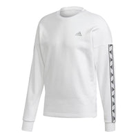 adidas Logo Print Round Collar Leisure Sports Jacket Men's White GL2217