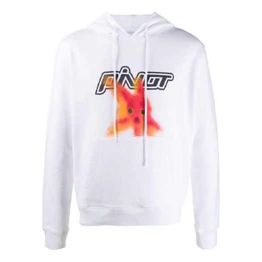 Off-White FW20 Plastic Fish Mens Logo Sweater OMBB034E20FLE0090125