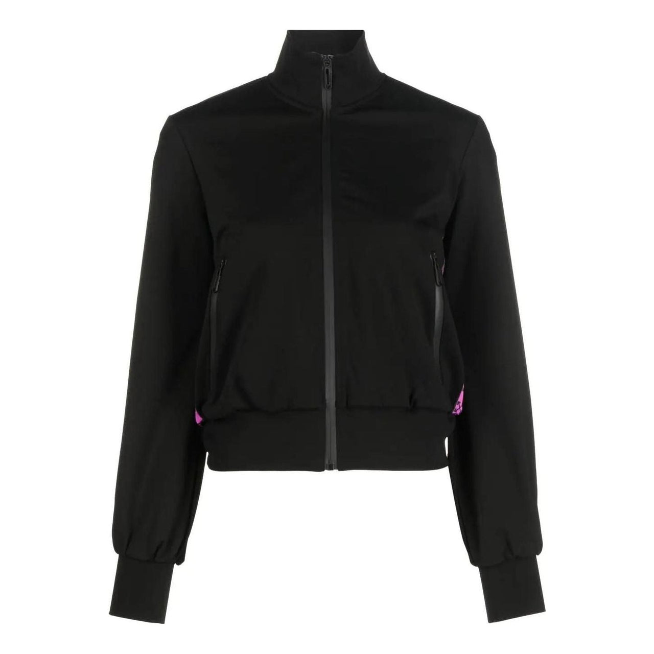(WMNS) Off-White Monogram-Band Track Jacket 'Black' OWVL028F22JER0011000