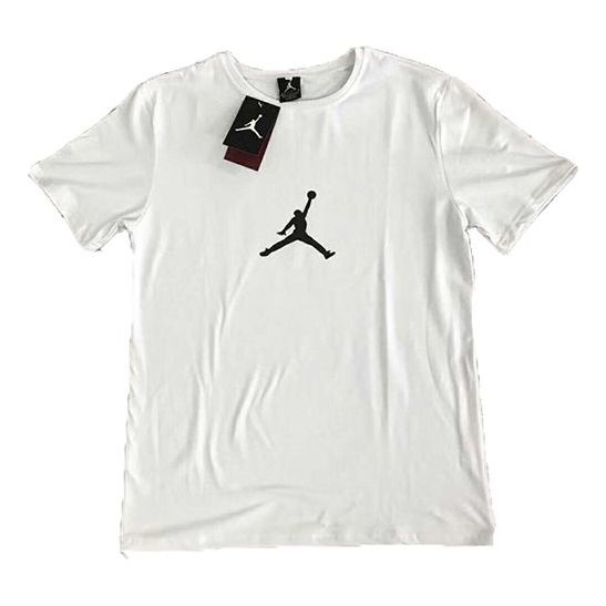 Air Jordan Flying  Sports Short Sleeve T-Shirt Men's White 925603-100