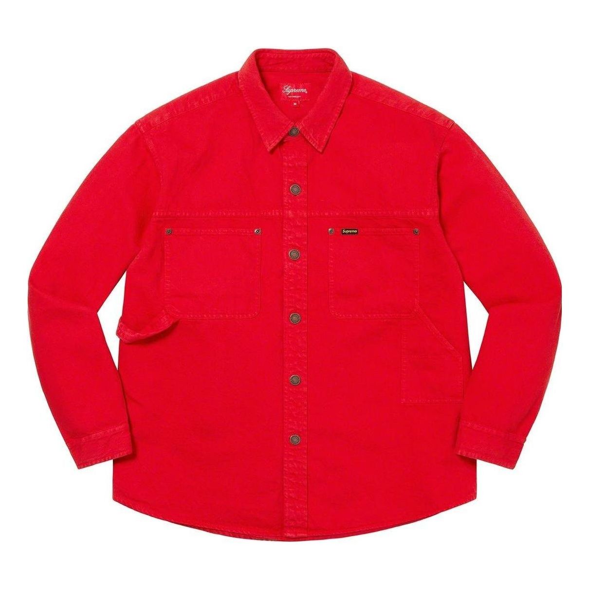 Supreme Denim Painter Shirt 'Red' SUP-SS23-119
