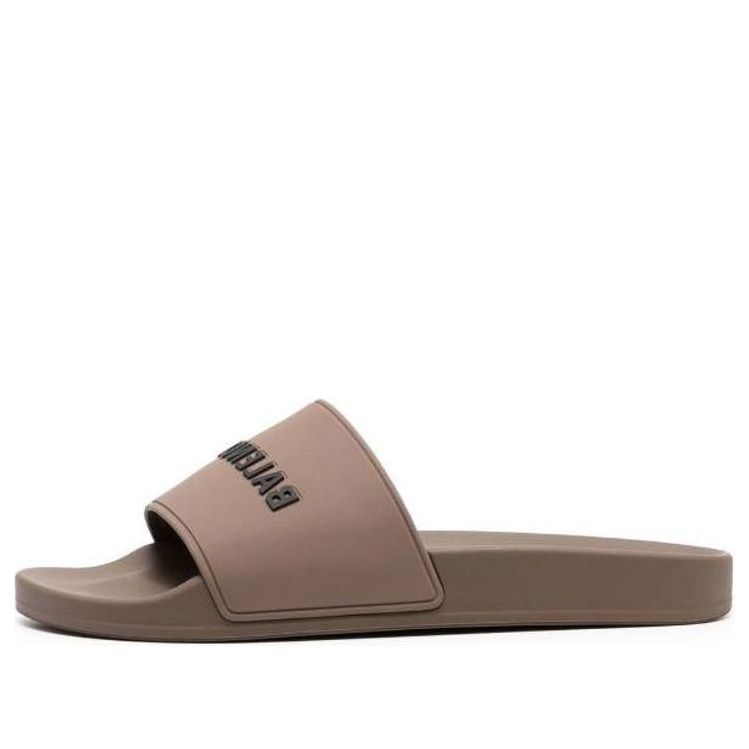 Balenciaga Pool Slides 'Brown' 565826W1S802001