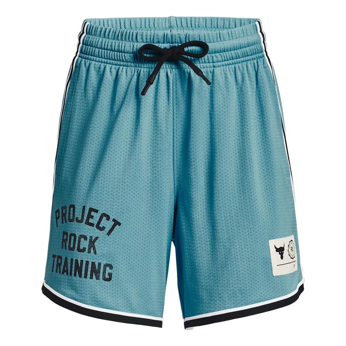 (WMNS) Under Armour Project Rock Penny Mesh Shorts 'Glacier Blue' 1377460-433