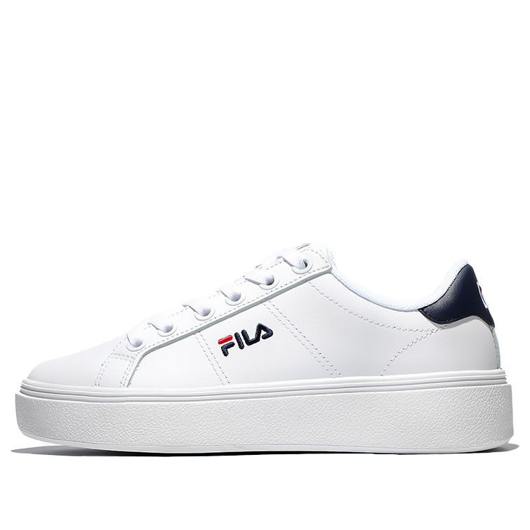 FILA Wear-Resistant Non-Slip Low Top Casual Skate Shoes Unisex White Blue Korean Version 'White Blue' 1TM01397E_147