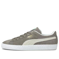 PUMA Suede Classic Xxi Minimalistic Cozy Retro Casual Skateboarding Shoes Unisex Gray White 385378-07