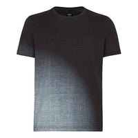 Men's FENDI Casual Cotton Short Sleeve Black T-Shirt FY0894AFRMF0GME