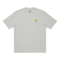 PALACE Handbag Grey Marl Micro Mark Round Neck Short Sleeve Unisex Gray P20TS016