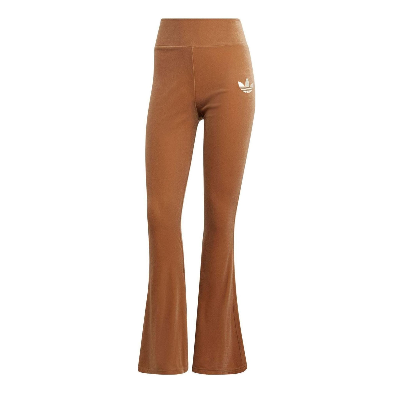 (WMNS) adidas Adicolor Heritage Now Flared Leggings Asia Sizing 'Brown' IB2036