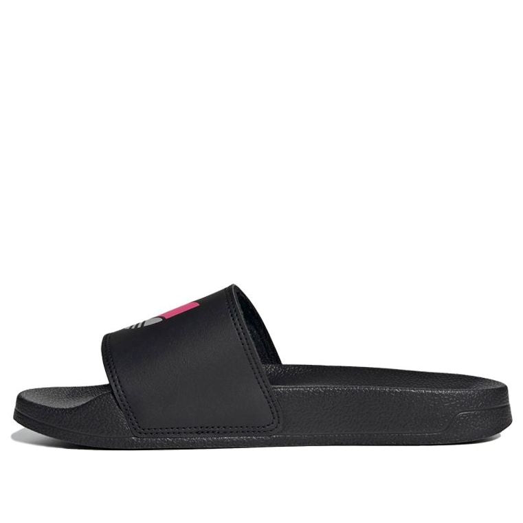 (WMNS) adidas originals Adilette Lite 'Black Pink' FW0540