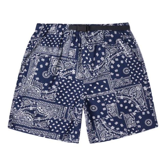 Converse Paisley Pattern Shorts Asia Sizing 'Navy' 10023153-A01