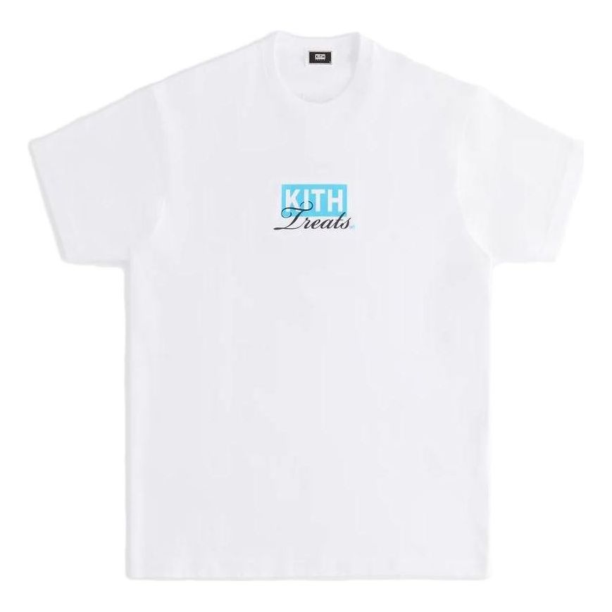 KITH Treats London Caf Tee 'White Blue' KHT030083-101