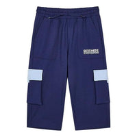 (PS) Skechers Color-blocked Outdoor Knitted Pants 'Blue White' L221B037-007D
