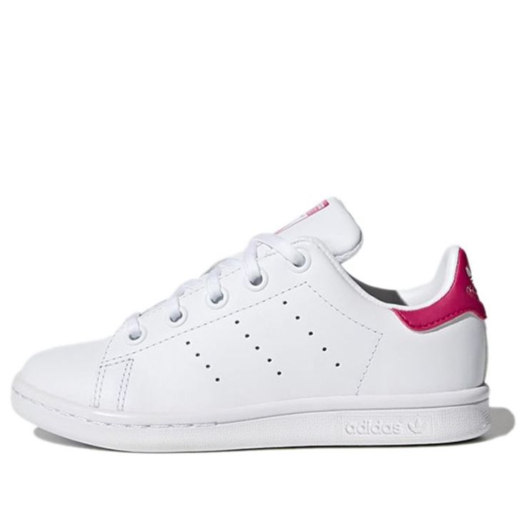 (GS) adidas Stan Smith J 'White Bold Pink' BA8377