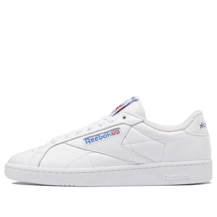 Reebok Club C Grounds Low Tops Casual Skateboarding Shoes Unisex White Blue GY8787