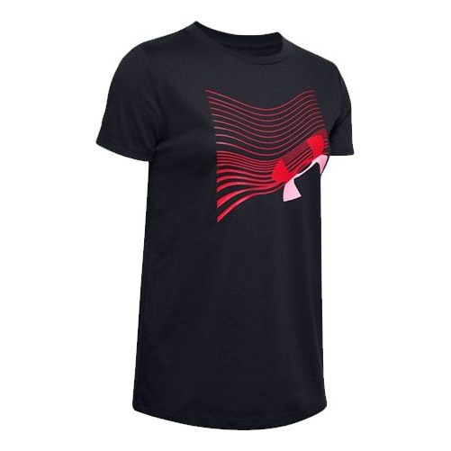 (WMNS) Under Armour Branded Training Sports Short Sleeve Black 1355647-001
