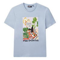 FILA Cozy Sports Short Sleeve Light Blue F11M038145F-LB
