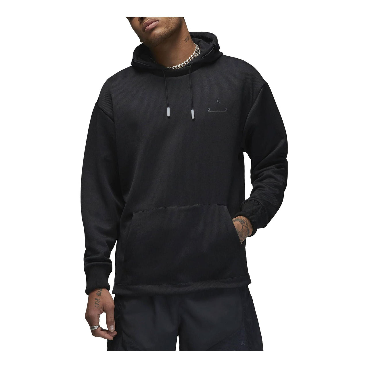 Air Jordan 23 Engineered Fleece Pullover Hoodie 'Black' DX9633-010