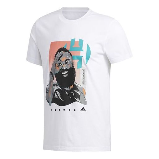 adidas Harden 3 GU Basketball Sports Short Sleeve White FM4776