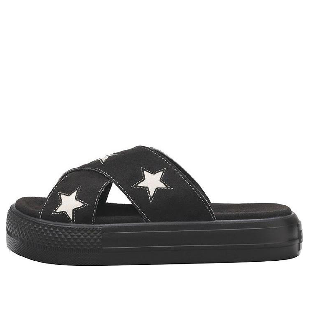 Converse CV Sandal Plastic Crossbelt 'Black White' 35500380