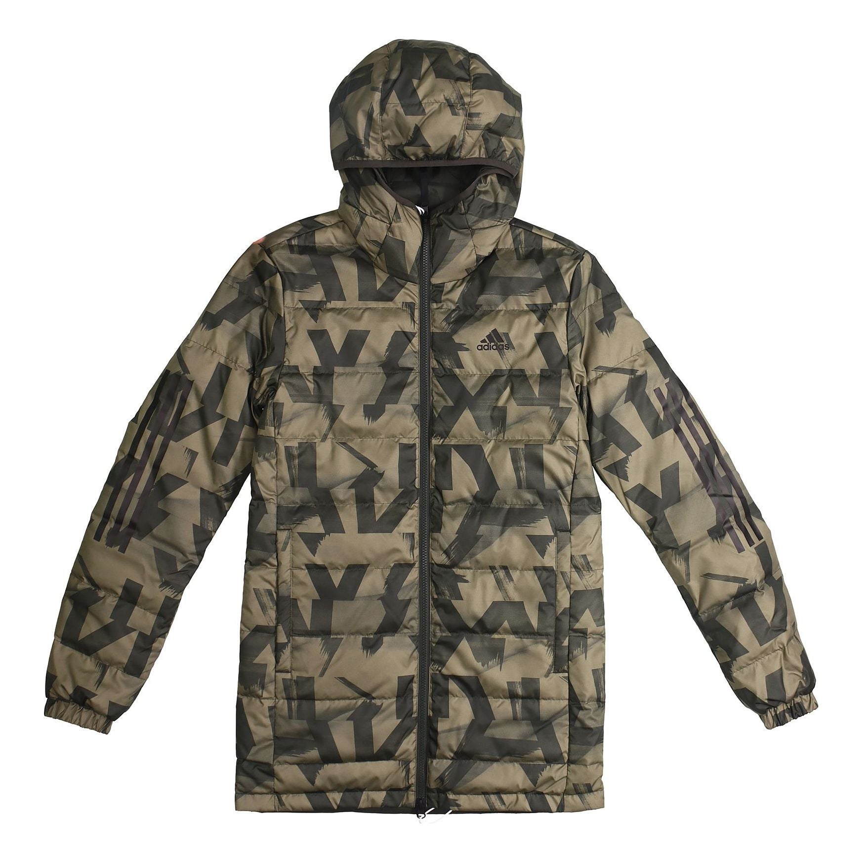 adidas Outdoor mid-length Down Jacket Brown FR6635
