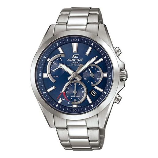 Men's CASIO EDIFICE Series Minimalistic Casual Watch Business Mens Blue Analog EFS-S530D-2AVUEF