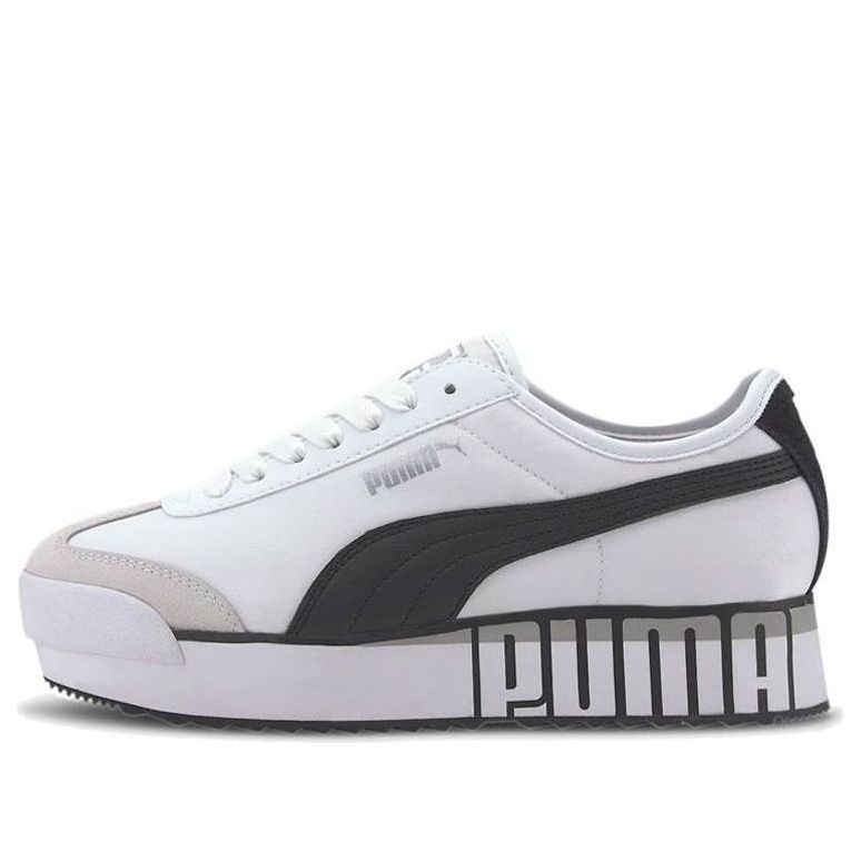 (WMNS) PUMA Roma Amor Logo 'White Black' 372113-03